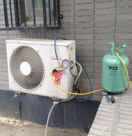 康乐空调加氟